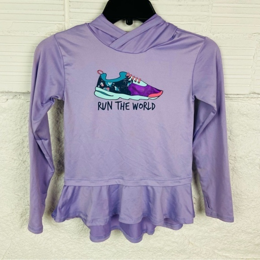 MTA SPORT Run the World sneakers Kids Long Sleeve sporty hoodie Top size S/6